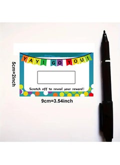 DIY Scratch Off Greeting Cards for Teachers,Win Cards Blank Certificate Gift Cards Customer Appreciation 50 Cards and Stickers Included - pzsku/ZF40F213586E77E49B7FEZ/45/_/1725089623/9191fb04-02fd-40ad-befe-ea6ec1397878