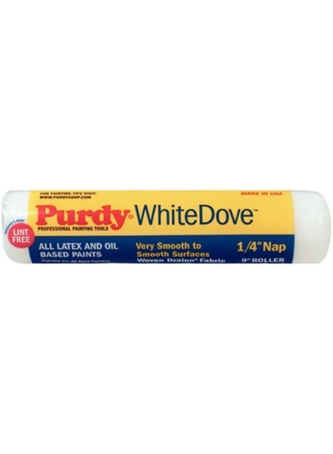 Purdy 9" x 1/4" Nap Purdy 14A662091 White Dove Roller Cover, Dralon  - Image 2