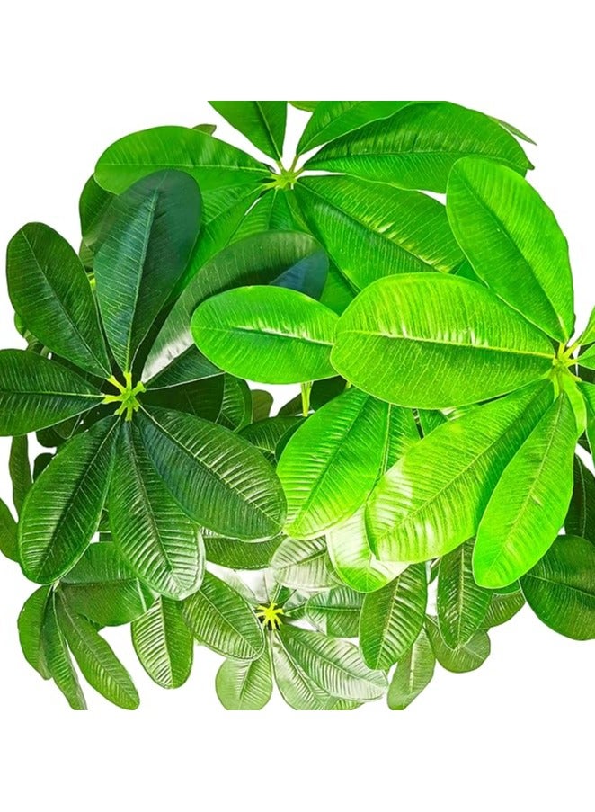 نباتات في أصص، 80 سم، شجرة الحظ الاصطناعية، شجرة مزيفة، نبات بونساي أخضر مزيف، شجرة الحظ الاصطناعية، نباتات داخلية وخارجية، ديكور غرفة المعيشة والمكتب، يشمل وعاء أسود ورقائق رخامية - Image 5