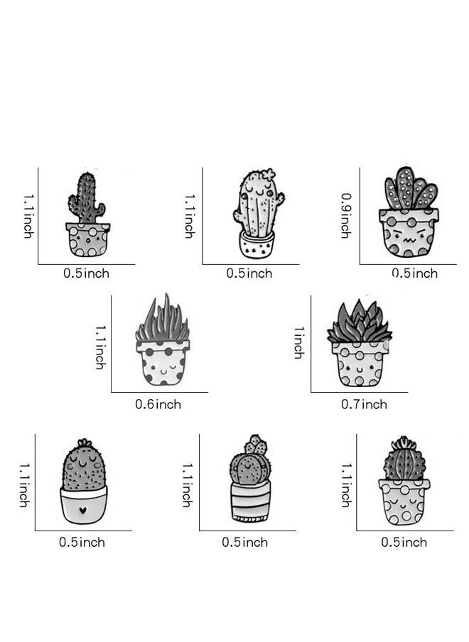 Generic - Distinctive and elegant unisex pin brooch with cactus design - Image 1