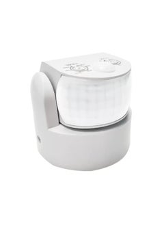 Rotate 180 Degree IP65 Ceiling Mount Human Body Motion Sensor Switch Rated Load Max.1200W 220-240VAC with Adjustable Photosensitive Delay Time, 120 Degrees Detection Angle Detection Distance Max. 6 Meters, Made of High-Quality Fla