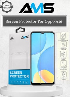 AMS Tempered Full HD Screen Protector For Oppo A16  - Image 1