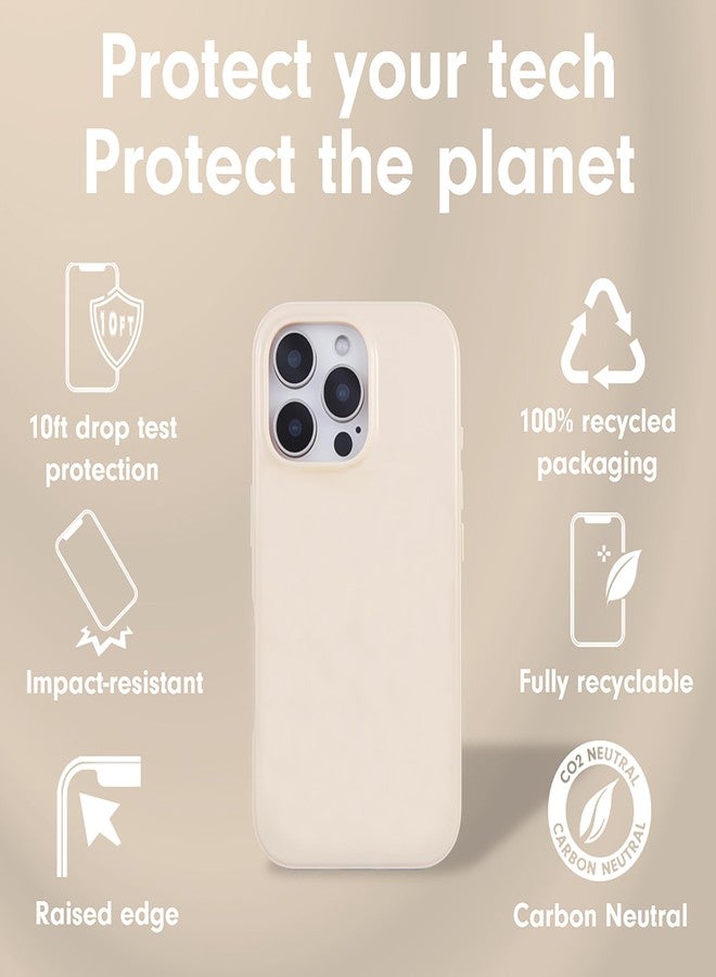 سونيكس جراب سونيكس لهاتف آيفون 16 برو ماكس | متوافق مع ماج سيف | مُختبر ضد السقوط من ارتفاع 10 أقدام | لون الكتان اللامع - Image 4