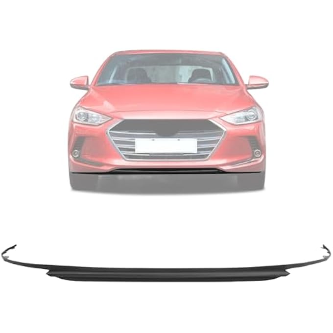 JMTAAT Front Bumper Valance Compatible with 2017-2018 Hyundai Elantra Replacement for 86591F3000 HY1095107, Lower Bumper Panel Cover Air Dam Deflector PP Plastic - Image 1