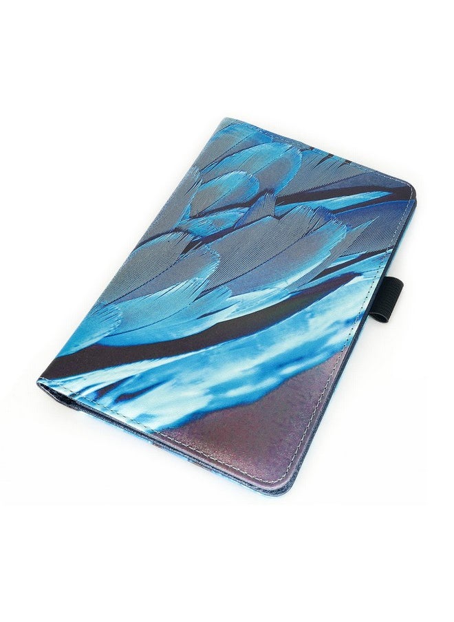 menesia Menesia Server Book for Waitress, Waiter Serving Book Checkbook Wallet, Waitress Accessories, Guest Checks Books Holder Organizer(Blue Feather)  - Image 3