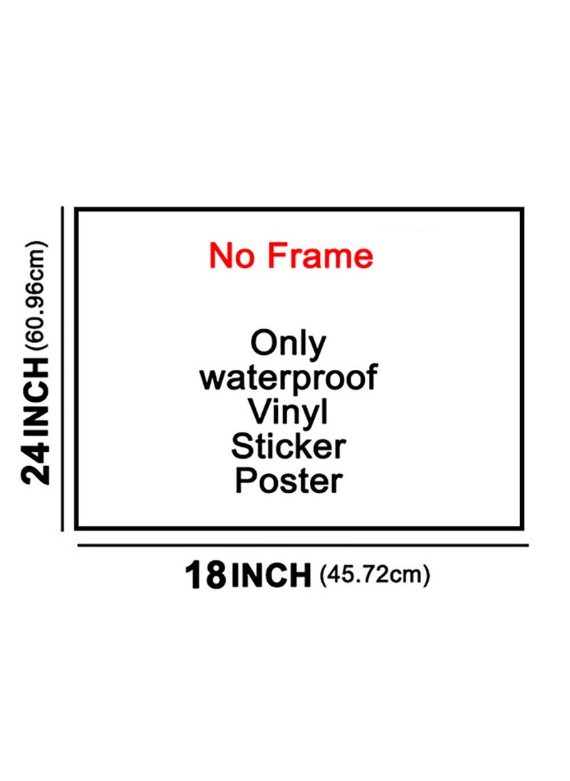 British Terminal British Terminal Ear Point Accupressure Waterproof Vinyl Sticker Poster 24X18 inches btcan11612  - Image 2