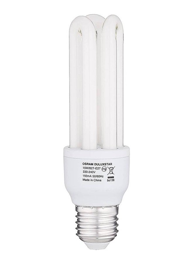 Osram OsRAM Energy Saver T3| Clfi, Stick Shape, Energy Saver(15W) Screw Base E27, Warm White  - Image 1