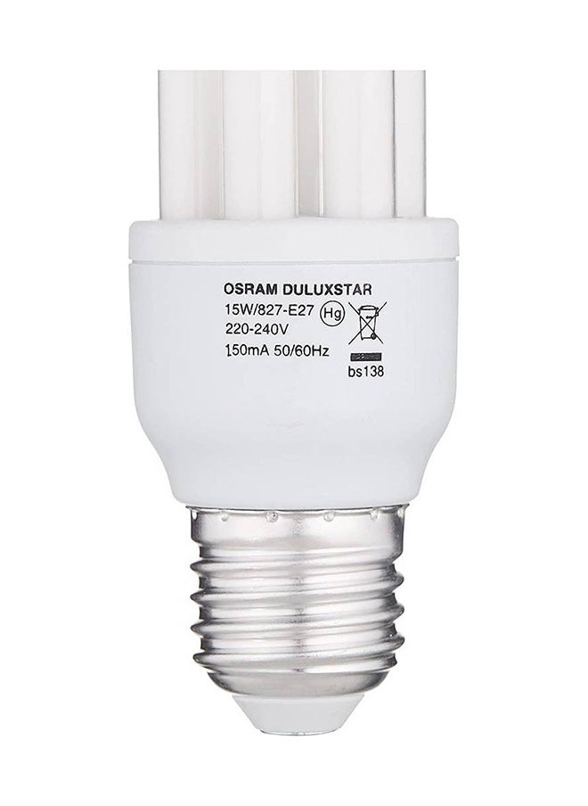 Osram OsRAM Energy Saver T3| Clfi, Stick Shape, Energy Saver(15W) Screw Base E27, Warm White  - Image 3