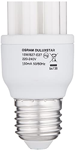 OSRAM OsRAM Energy Saver T3| Clfi, Stick Shape, Energy Saver(15W) Screw Base E27, Warm White - Image 4