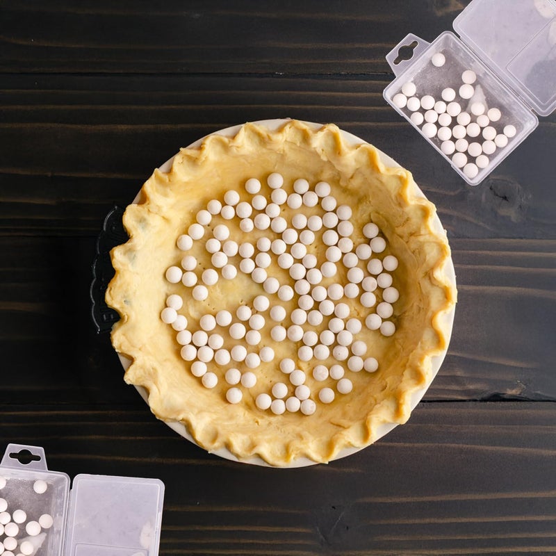 Mrs. Anderson's Baking Pie Weights | Natural Ceramic Stoneware Beads for Blind Baking | Heat-Safe, Food-Safe, Easy to Use | Prevents Shrinking, Puffing, Bubbling | Individual Weighted Balls - Image 2