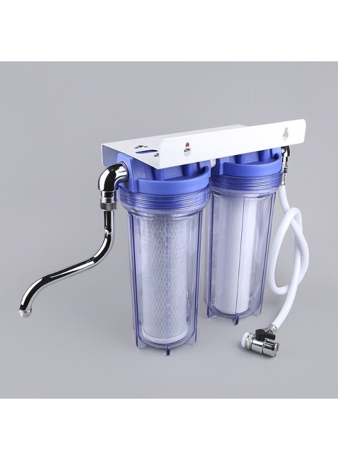 So-Pure 2 Stage Water Purification System with Dedicated Chrome Tap, Hose & Fittings – Sediment + Carbon Block Filter, Wall Mount/Counter Top, for Drinking, Cooking, Coffee & Tea – Home & Office - Image 2