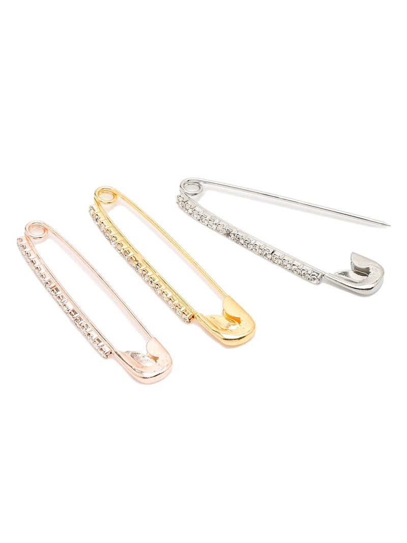 YouBella Jewellery Latest Stylish Combo of 36 wedding Saree Pins Pleats Brooch for Girls and Women (Multi) (YB_Brooch_141) - Image 4