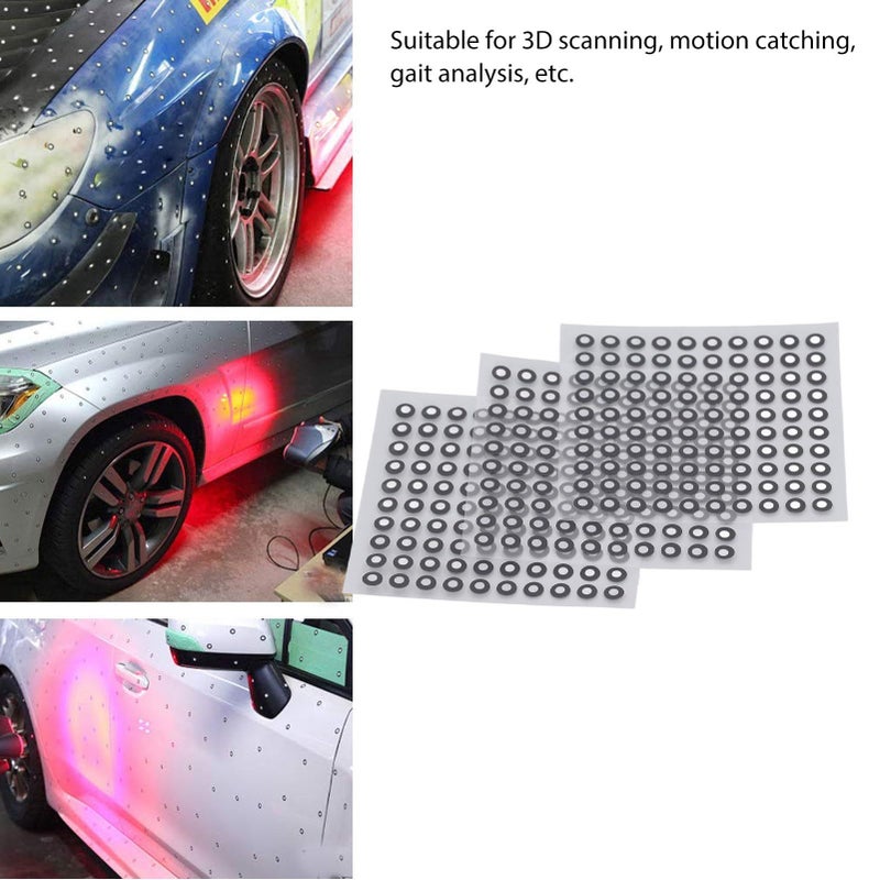 Hapivida 6.0mm 3D Scanning Reflective Points Markers 3 Sheets Diffuse Tracking Dots - Image 4