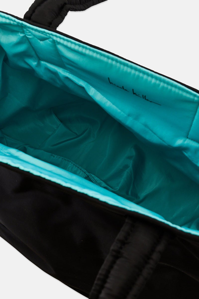 Nicole Miller Women Brand Logo Tote Bag With Wallet, Black - Image 3