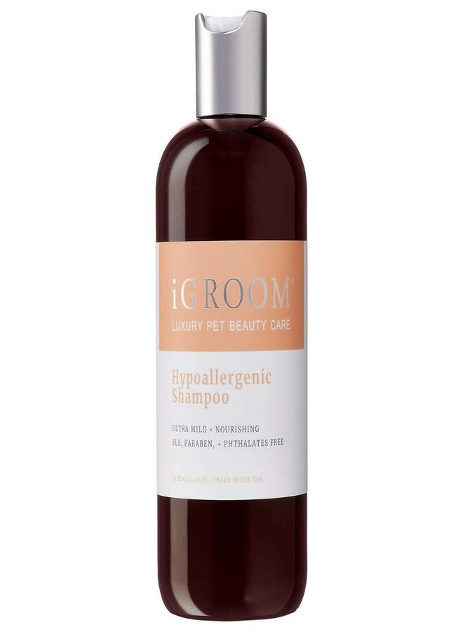iGroom Hypoallergenic Dog Shampoo, Luxury Pet Beauty Care, Extra Mild Formula, Keratin + Vegetable Proteins Add Moisture, Made in USA, 16oz - Image 1