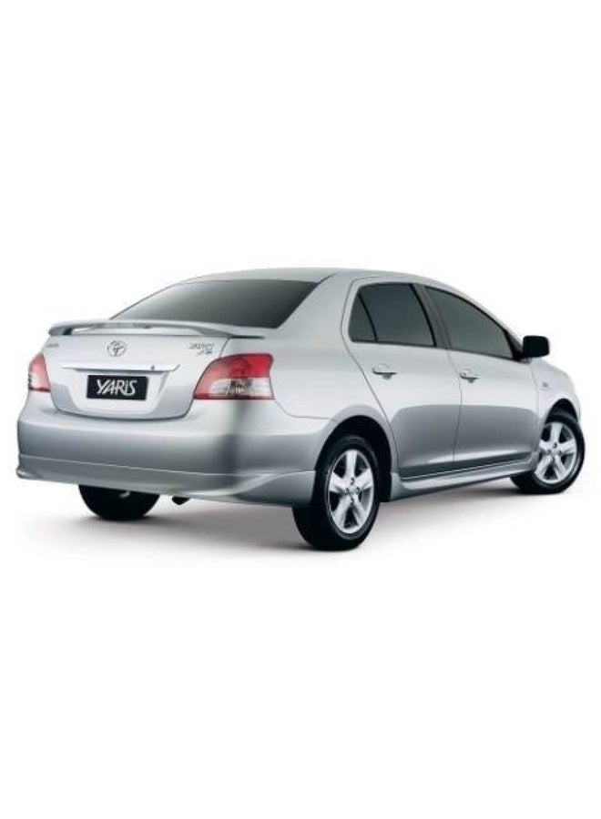 Generic Spoiler Toyota Yaris 2007 2008 2009 2010 2011 2012 2013 WHITE  - Image 3
