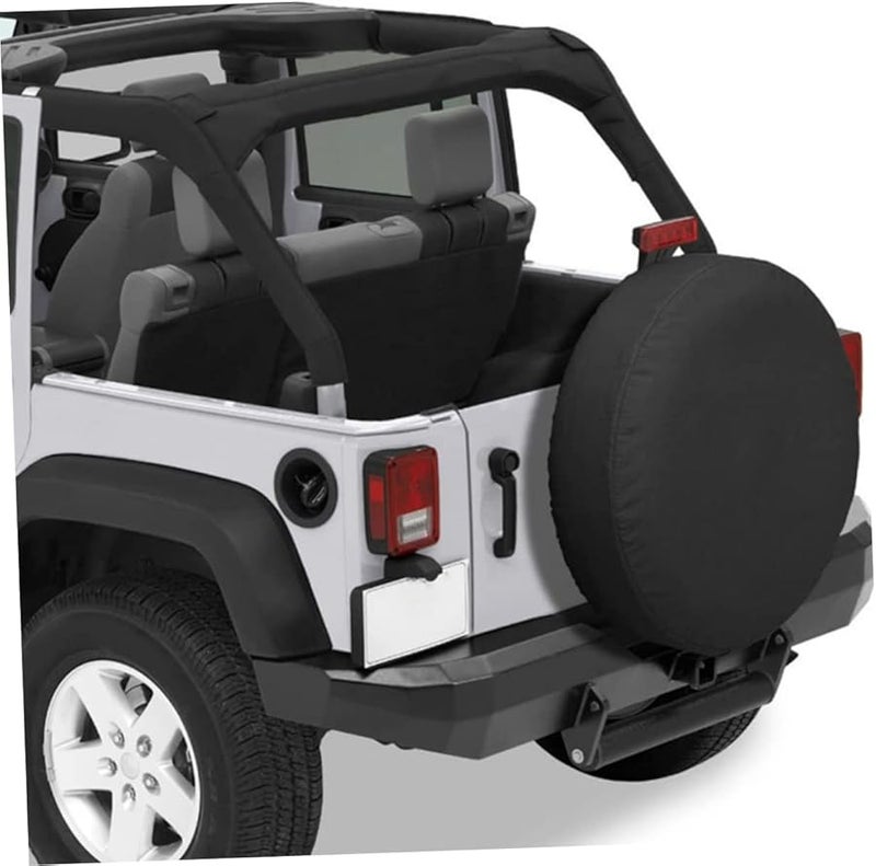 غطية إطار احتياطي ثقيل للاستخدام في المقطورات وعربات التخييم وسيارات الدفع الرباعي والشاحنات، مناسب عالميًا وسهل التركيب - Image 4