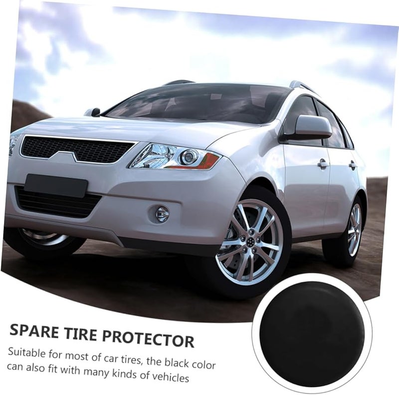 غطية إطار احتياطي ثقيل للاستخدام في المقطورات وعربات التخييم وسيارات الدفع الرباعي والشاحنات، مناسب عالميًا وسهل التركيب - Image 3