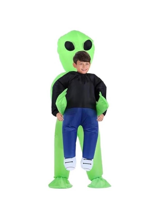 MIXDE Inflatable Alien Costume Inflatable Cosplay Costumes Blow Up Alien Costume for Dress Up Party,School Show for Kid Teenager Adult - Image 5