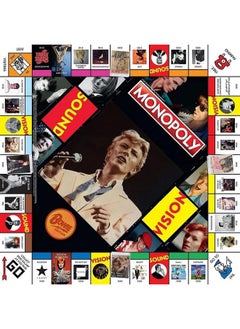USAopoly Monopoly: David Bowie ; Collector’S Edition Celebrating The Music Of David Bowie ; Collectible Classic Monopoly Game Featuring Custom Game Board & Artwork ; Officiallylicensed David Bowie Merchandise  - Image 3