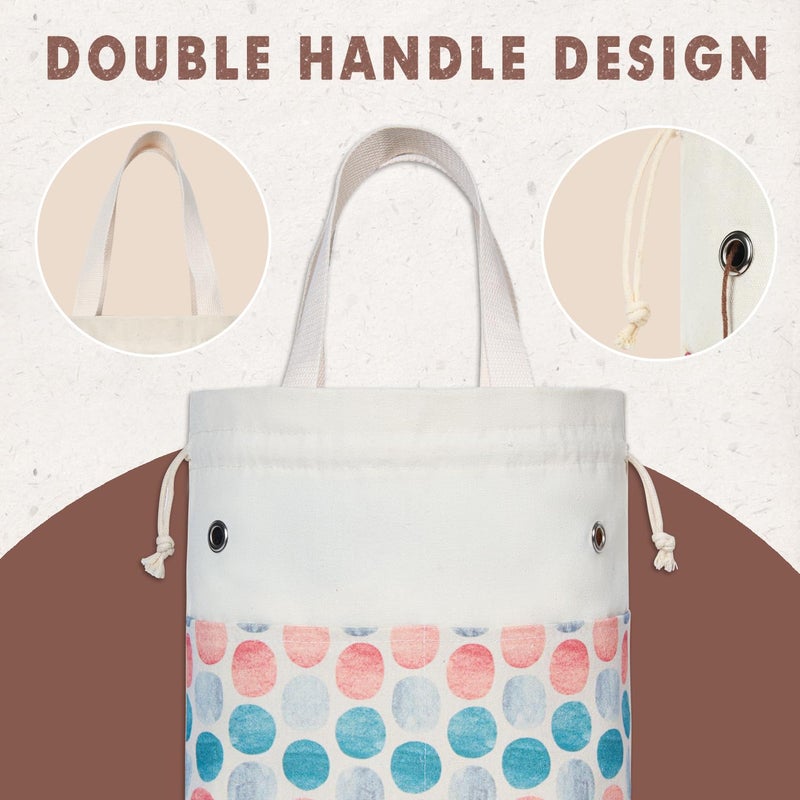 Togetrue Yarn Bag  Knitting Crochet Tote Bag  Yarn Storage Bags Organizer  Crochet Bags For Crocheting Project  Store Skein Ball  Short Knitting Needle (Point Shape) - Image 2