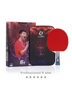 LOKI Loki Table Tennis Racket - Carbon - 6 Stars - Professional Ping Pong Racket  - Image 1