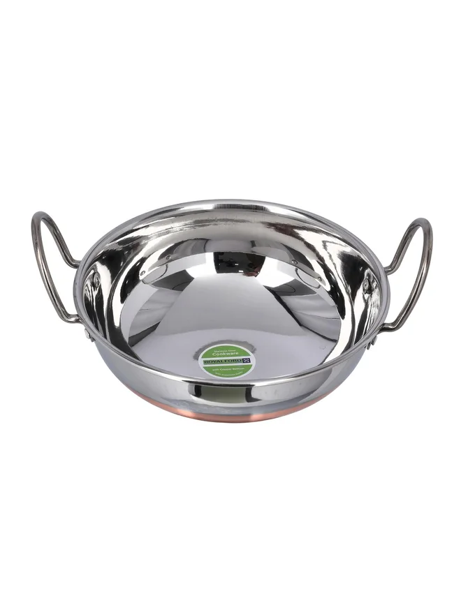 رويال فورد قدر نحاسي بقاعدة ومقبض ستانلس ستيل، ٢٣.٥ سم