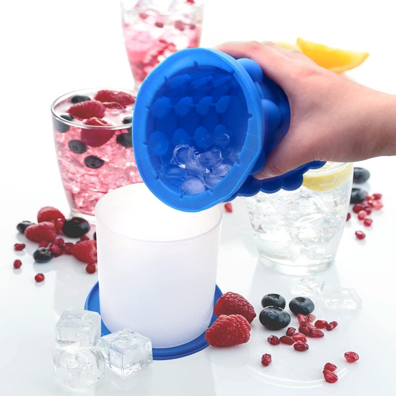 Silicone Ice Cube Tray with Storage Box and Lid – Easy Release Ice Maker with Push – Safe Ice Cube Case for Drinks, Juices, Cold Coffee for Home Use - Image 2