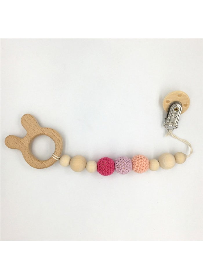 Wooden Teether with Pacifier Clip - Bunny - pzsku/ZF410A068462ABCE91CA6Z/45/_/1740404226/3b3e5e38-6f1b-4732-84e4-0f15e896e85e