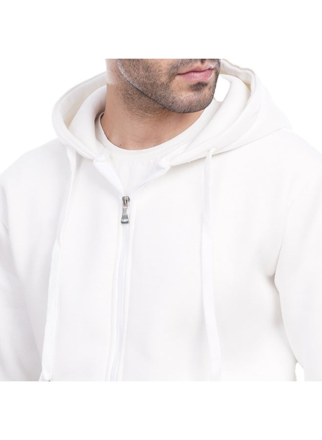 كوب سويت شيرت رجالي سادة بسحاب - Image 3