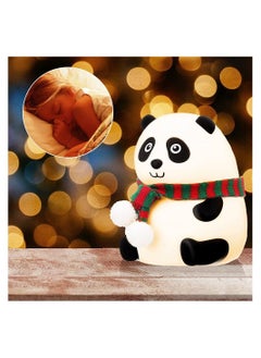 Y&D Panda Night Lights for Kids Kawaii Nursery Silicone Light 7-Color Changing Lamp Bedroom Aesthetic Room Decor Ieal Birthday Holiday Gifts Stress Relief Toy  - Image 1