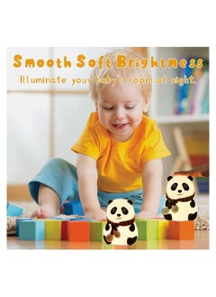Y&D Panda Night Lights for Kids Kawaii Nursery Silicone Light 7-Color Changing Lamp Bedroom Aesthetic Room Decor Ieal Birthday Holiday Gifts Stress Relief Toy  - Image 4