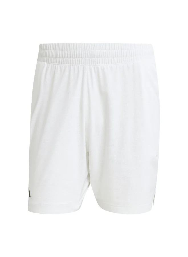 adidas Ergo Shorts White Tennis Shorts For Men S 7"