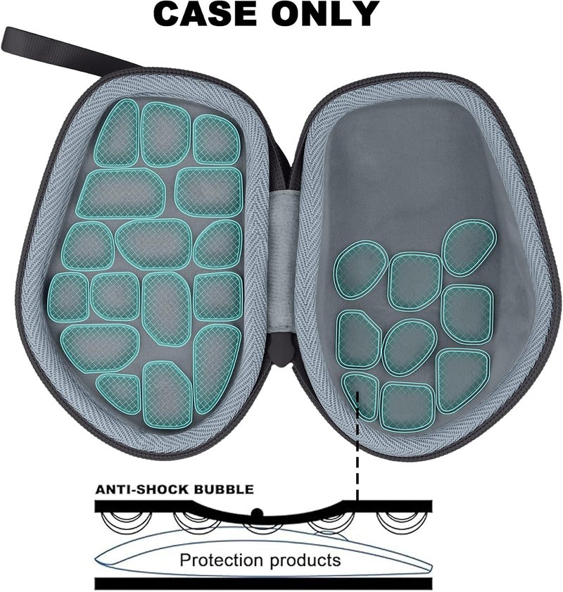 Co2Crea Hard Travel Case for Logitech G604 Lightspeed Wireless Gaming Mouse (Black Case) - Image 2