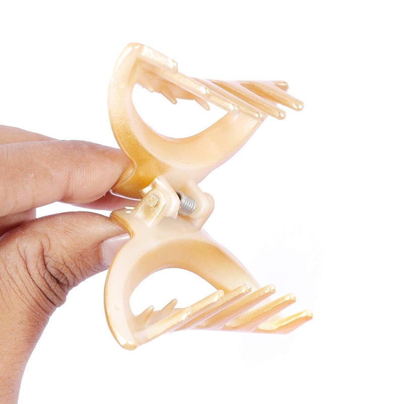 Navjai Navjai Hair Clutcher Unbreakable Hair Clips in Acrylic No Slip Tight Grip Hair Clip Butterfly Hair Clutch for Women and Girls Pack of 12 - Image 5