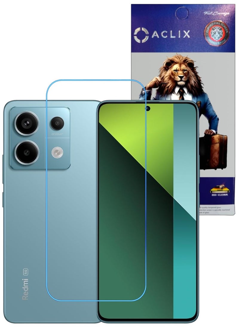 ACLIX Antistatic ESD Dustproof Premium Quality High Definition Clear Tempered Glass Screen Protector Designed For Xiaomi Redmi Note 13  Pro - Image 1