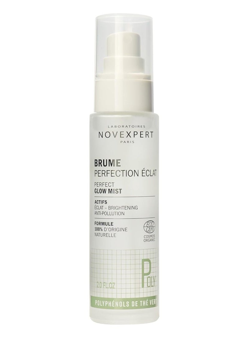 Novexpert Perfect Mist for Face - Hypoallergenic Skin Mist Spray for All Skin Types - Vegan, Natural, Organic, Travel Safe - 2 oz  - Image 1