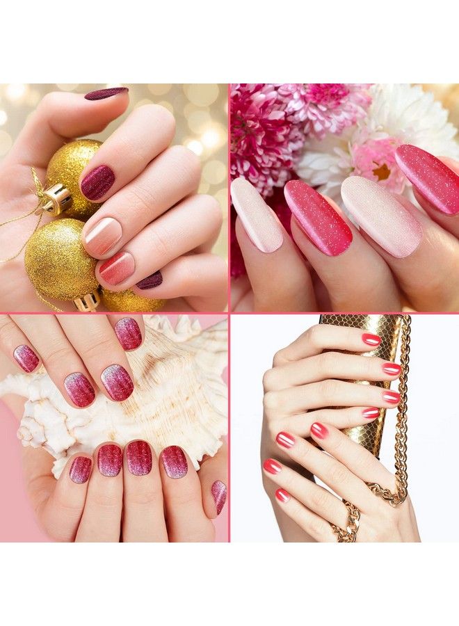 Maitys 700 قطعة من شرائط الأظافر اللاصقة اللامعة - طلاء أظافر ذاتي الالتصاق - أغطية كاملة للأظافر - ملصقات أظافر قابلة للتقشير - ملصقات أنيقة للأظافر للنساء والفتيات - ديكور فن الأظافر - شرائط مع ملف أظافر 50 ورقة - Image 5