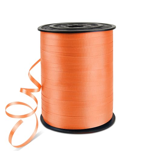 HimBen 500 Yards Curling Ribbon for Gift Wrapping 316 Balloon String for Christmas Valentine Birthday Wedding Party Festival Decoration Crafts Flower BouquetCrimped Orange - Image 2