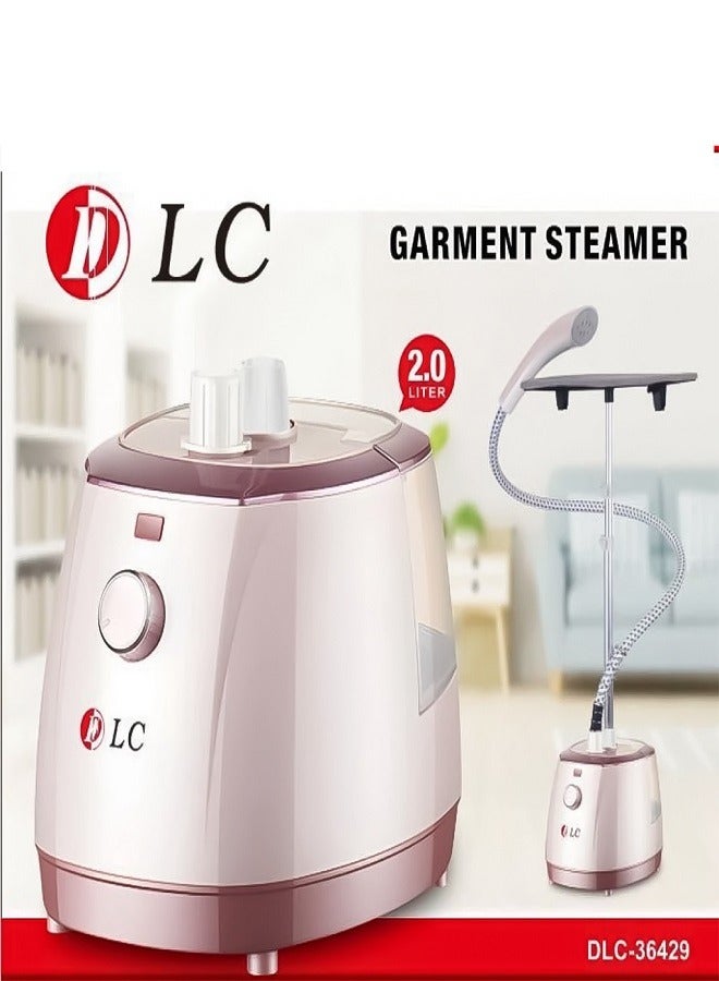 LC 1800W Garment Steamer with 2 Liters Capacity, Portable Household, 6 Levels Of Continuous Steam DLC-36429 - Image 2