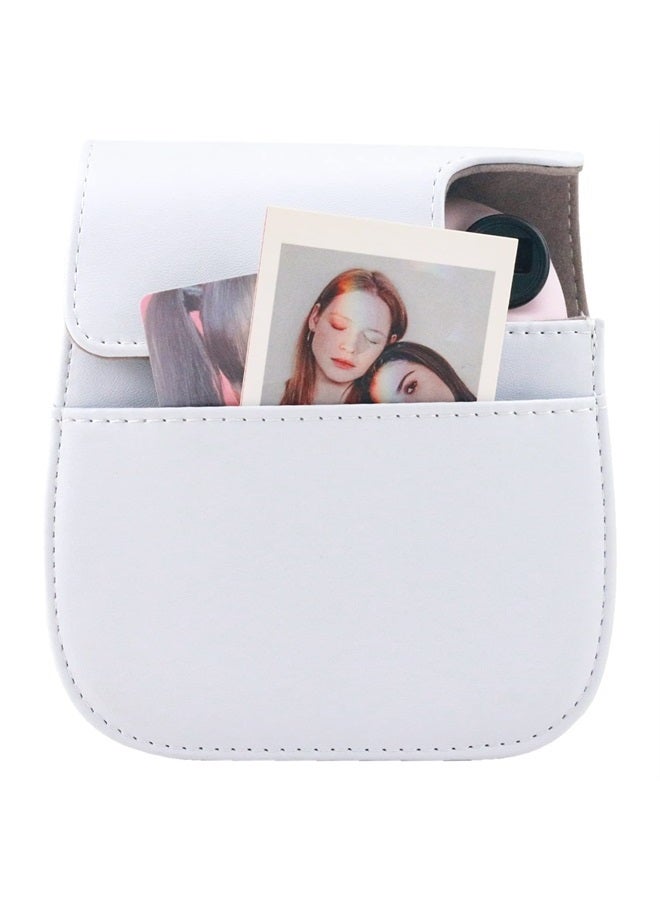 Frankmate Protective Case Compatible with Fujifilm Instax Mini 12 11 9 8 Instant Film Camera with Accessory Pocket and Adjustable Strap - Image 3