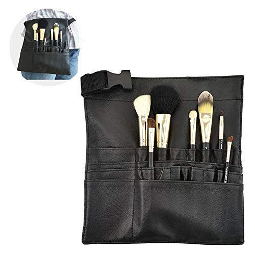 SteelFever 22 Pockets Professional Cosmetic Makeup Brush Bag with Adjustable Belt Strap for Artist - Image 1