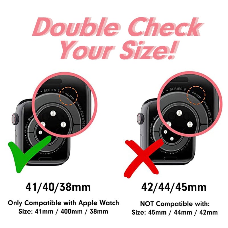 Sonix x Sanrio Apple Watch Cover | Bumper Case for Apple Watch | Protective Silicone Cover | Fits 38mm/40mm/41mm | Hello Kitty - Black - Image 5