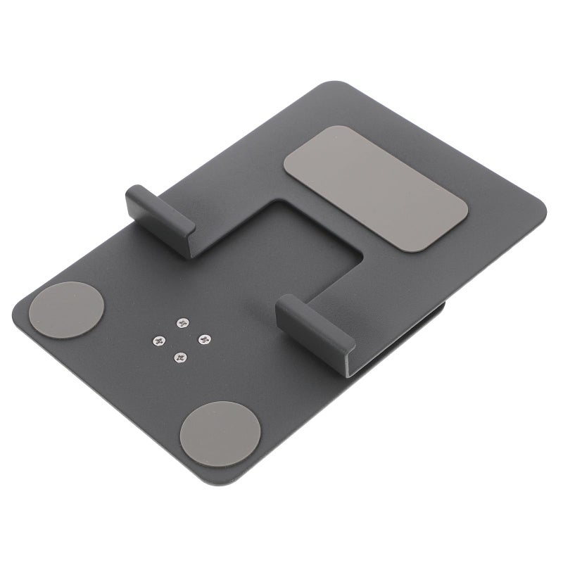 Foldable Metal Tablet Stand Adjustable Desktop Phone Holder Gray For Office Home - Image 2
