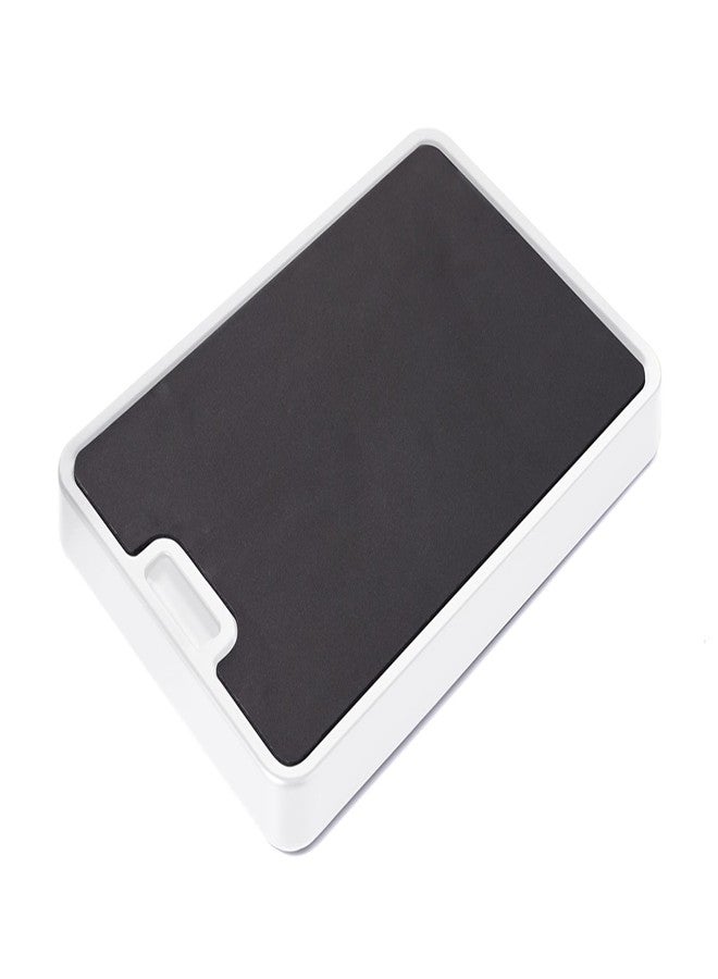 Nifty Solutions Nifty Small Appliance Rolling Tray, White - Kitchen Caddy Sliding Tray, Integrated Rolling System, Non-Slip Pad Top, Sliding Tray for Coffee Maker, Stand Mixer, Blender, Toaster - Image 1