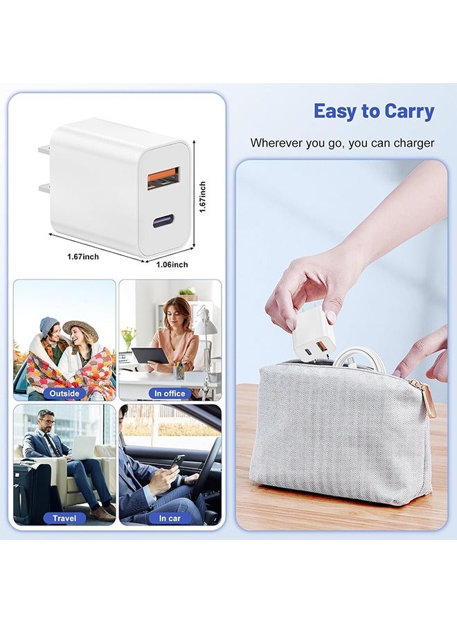 general iPhone 15 Charger, 10ft USB C Charger, 20W Dual USB Fast Wall Charger, USB C Charger Block for iPhone 15/15 Pro/15 Pro Max/iPad Pro/AirPods and More  - Image 5