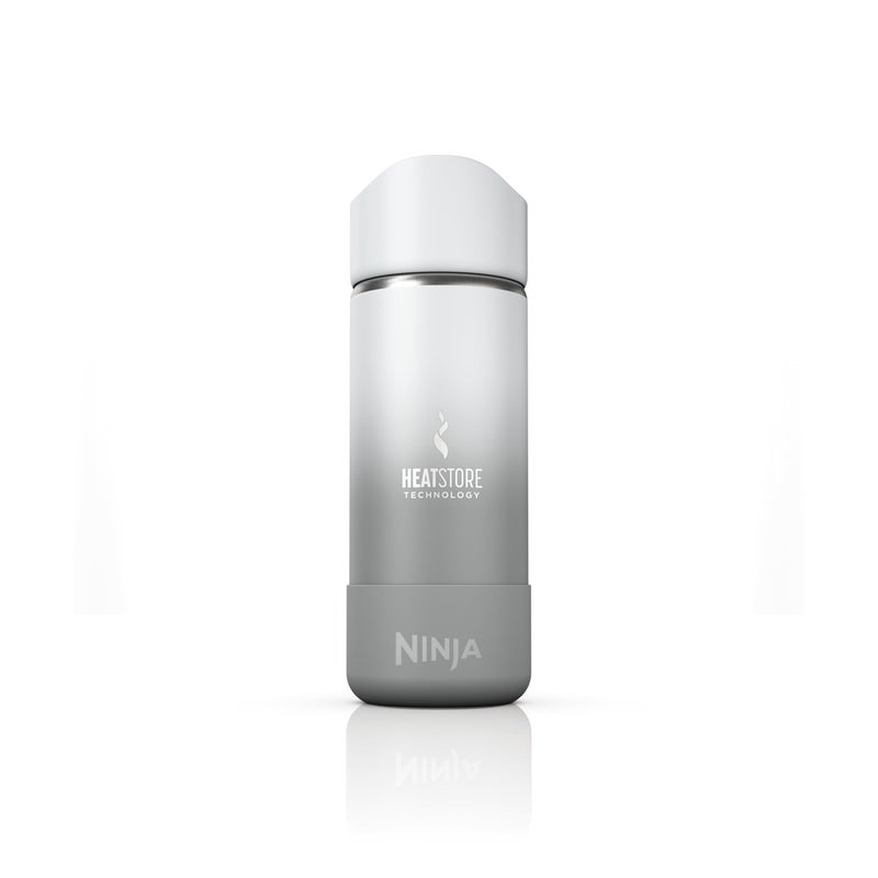 Ninja Travel Mug Sip Perfect 16oz Brings Hot Drinks to Sippable Temperature in Minutes Stainless Steel Leak Proof Dishwasher Safe Metal Insulated Tumbler White DW1603WH - Image 2