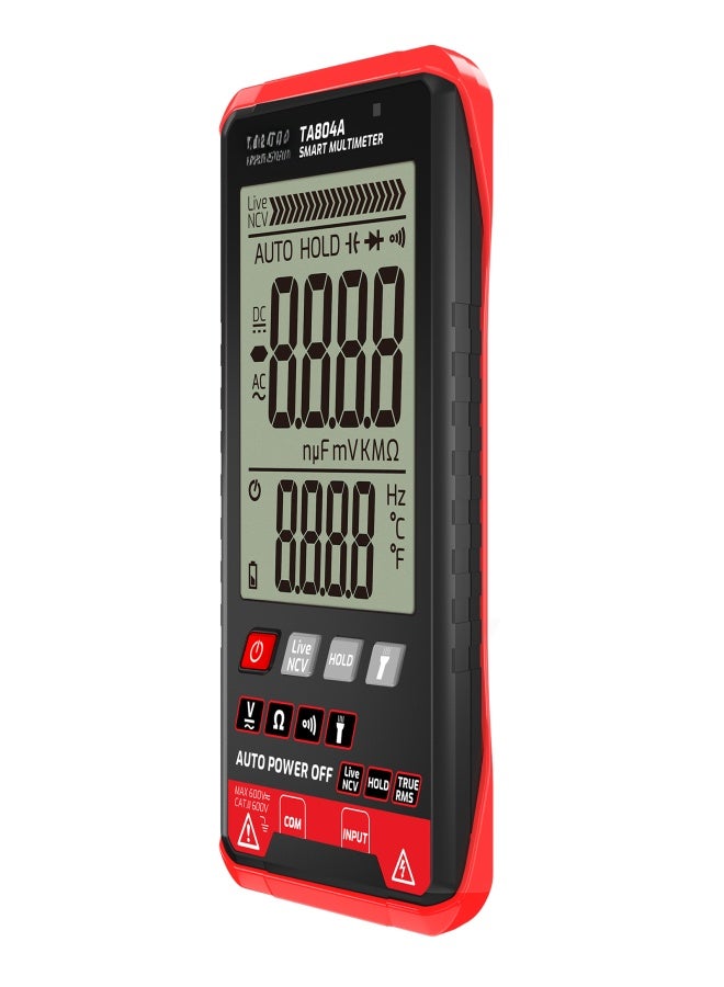 TASI TA804A Digital Multimeter Professional Auto Tester True RMS Multimeter Ultra-Thin Intelligent OHM NCV Voltage Meter - Image 1