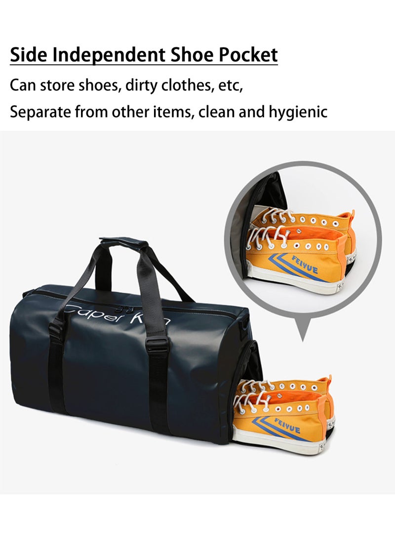 MissTiara - Sports Gym Bag Travel Bags with Dry Wet Pocket and Shoe Compartment - Image 1