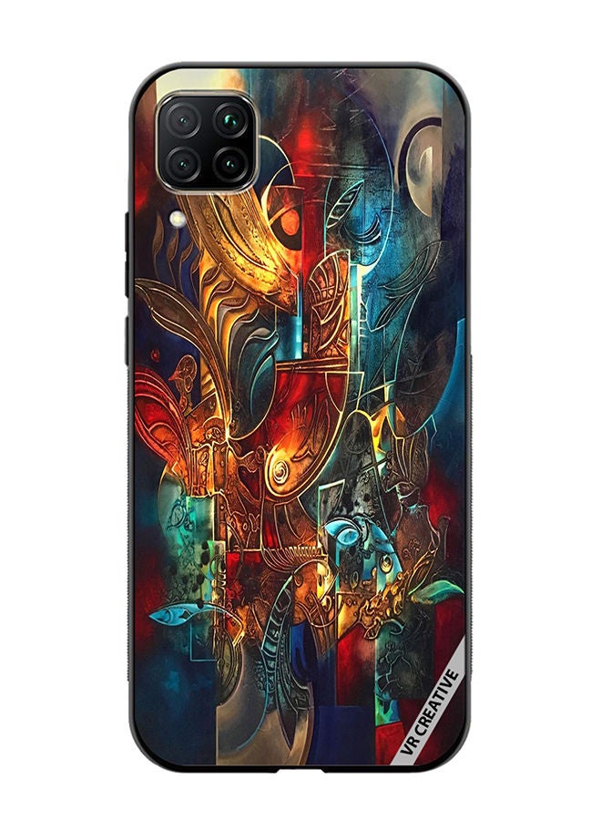 VR CREATIVE Protective Case Cover For Huawei Nova 7i/P40 Lite Flower Design Multicolour - Image 1